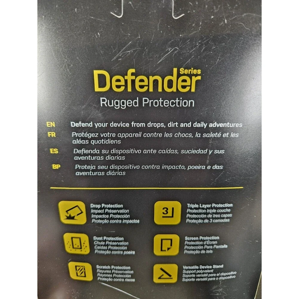 Lot of 3 OTTERBOX Defender Case for iPad Mini 4 - Black Rugged Protection New